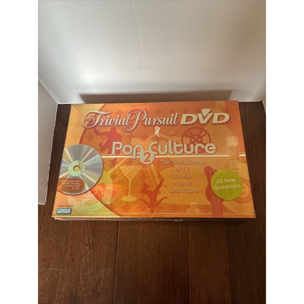 Trivial Pursuit DVD Pop Culture 2‎ Trivia Game of TV Movies Music Complete